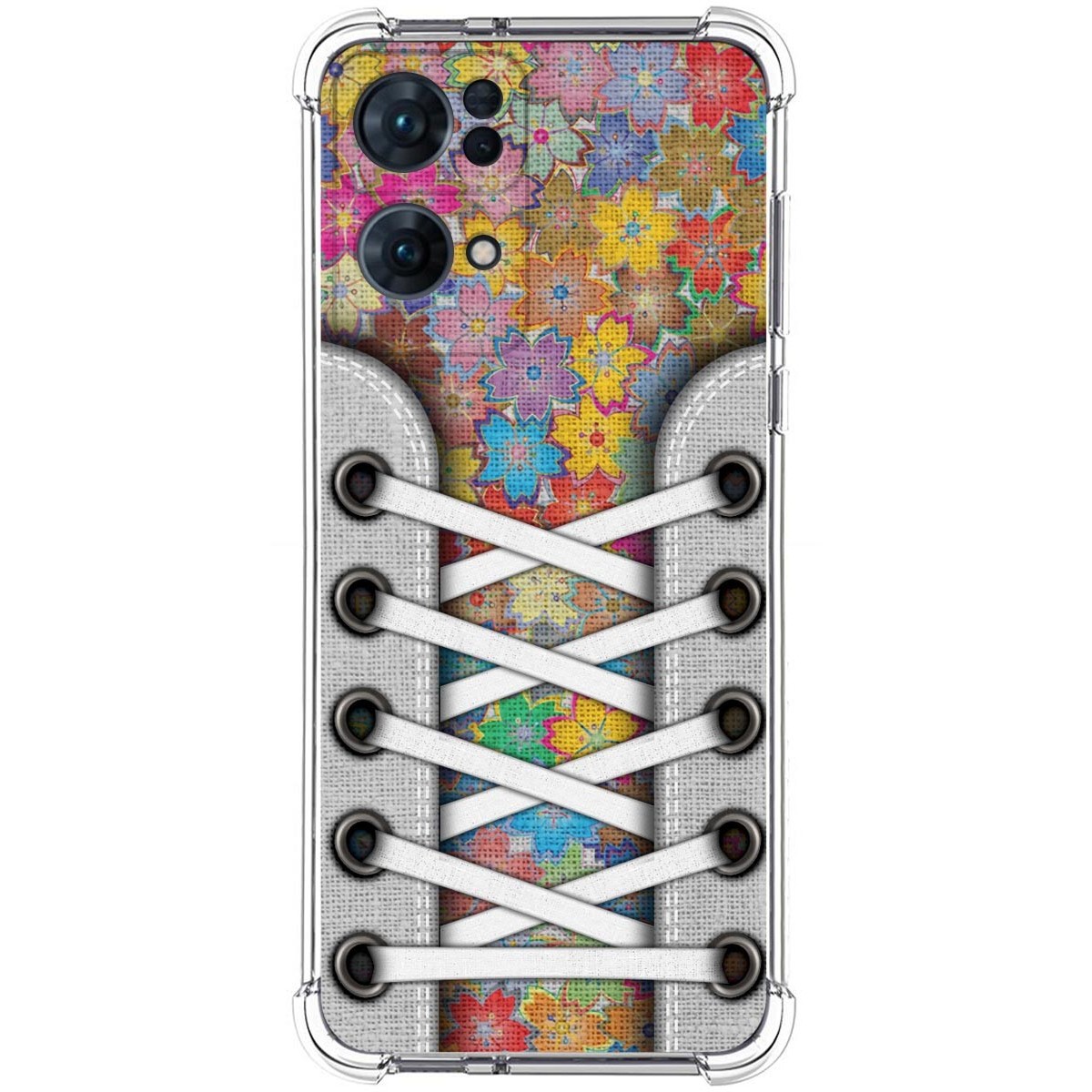 Funda Silicona Antigolpes para Oppo Reno 7 Pro 5G diseño Zapatillas 05 Dibujos