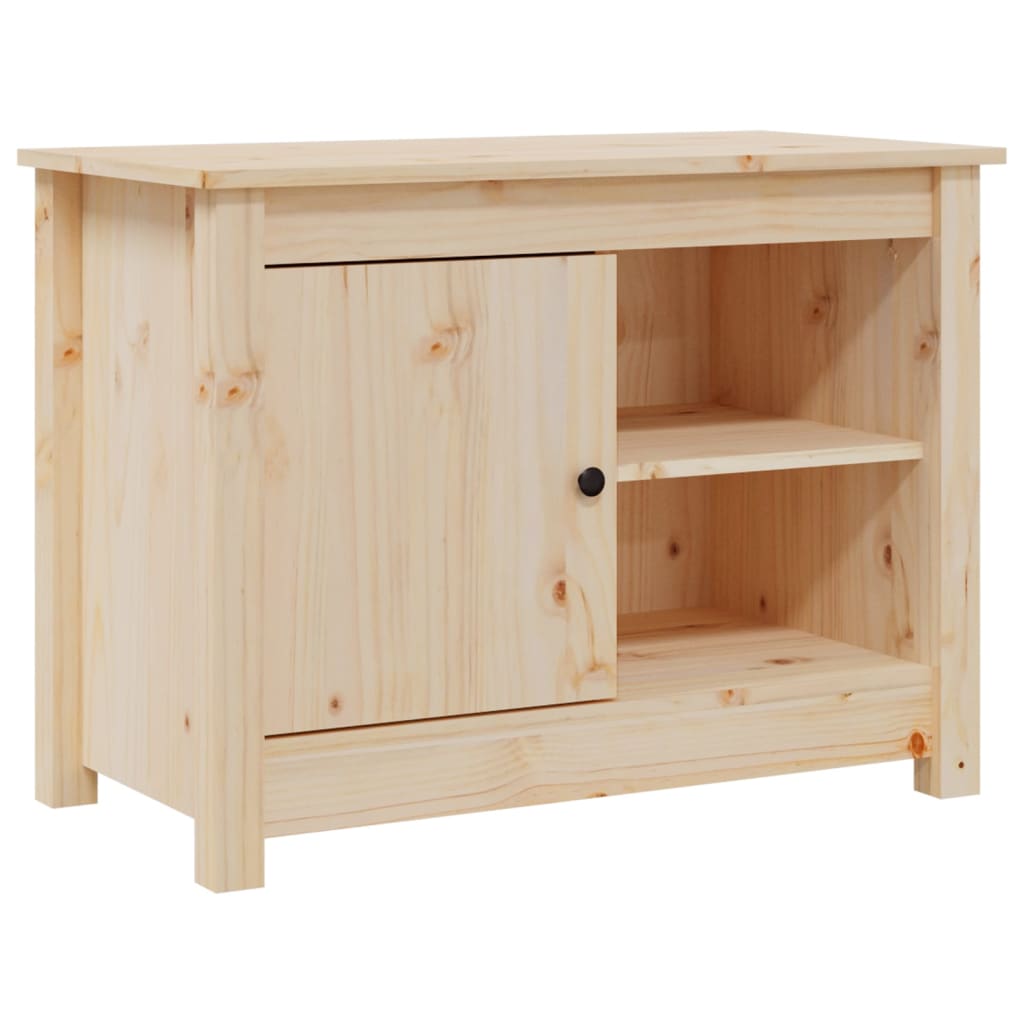 vidaXL Mueble de TV de madera maciza de pino 70x36,5x52 cm