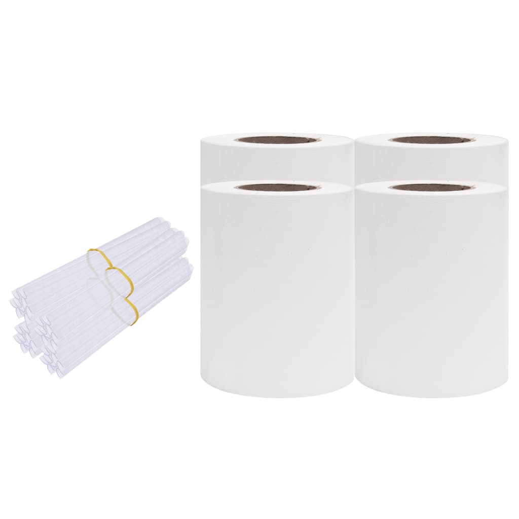 Vidaxl Paneles de Privacidad 4 Uds PVC 35x0,19 M Color Estampado de Hojas