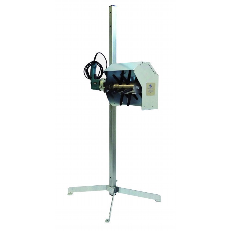 SUINGA Desplumadora de Aves para Taladro | Máquina Desplumadora | 55x50x150cm | Compatible con Taladros (No Incluidos)