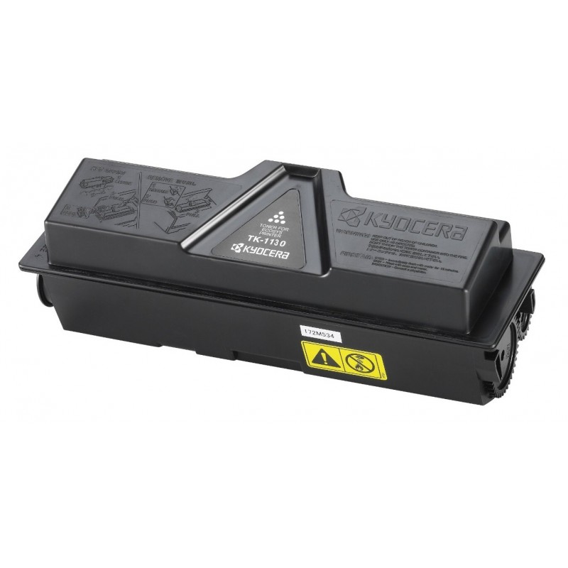 KYOCERA - TK-1130 cartucho de tóner 1 pieza(s) Original Negro 1T02MJ0NL0