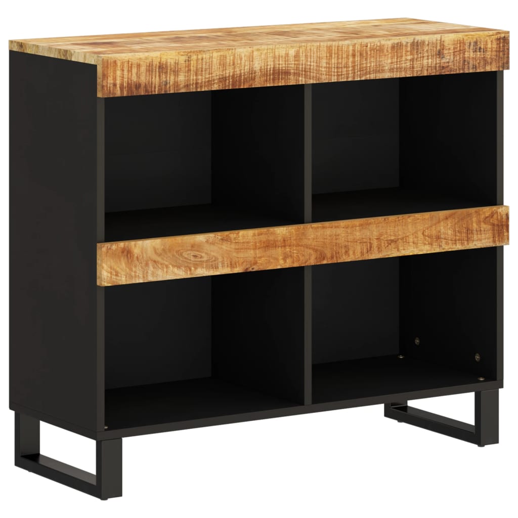 Armario Auxiliar Vidaxl de Madera Maciza de Mango 85x33x75 Cm Marrón Claro