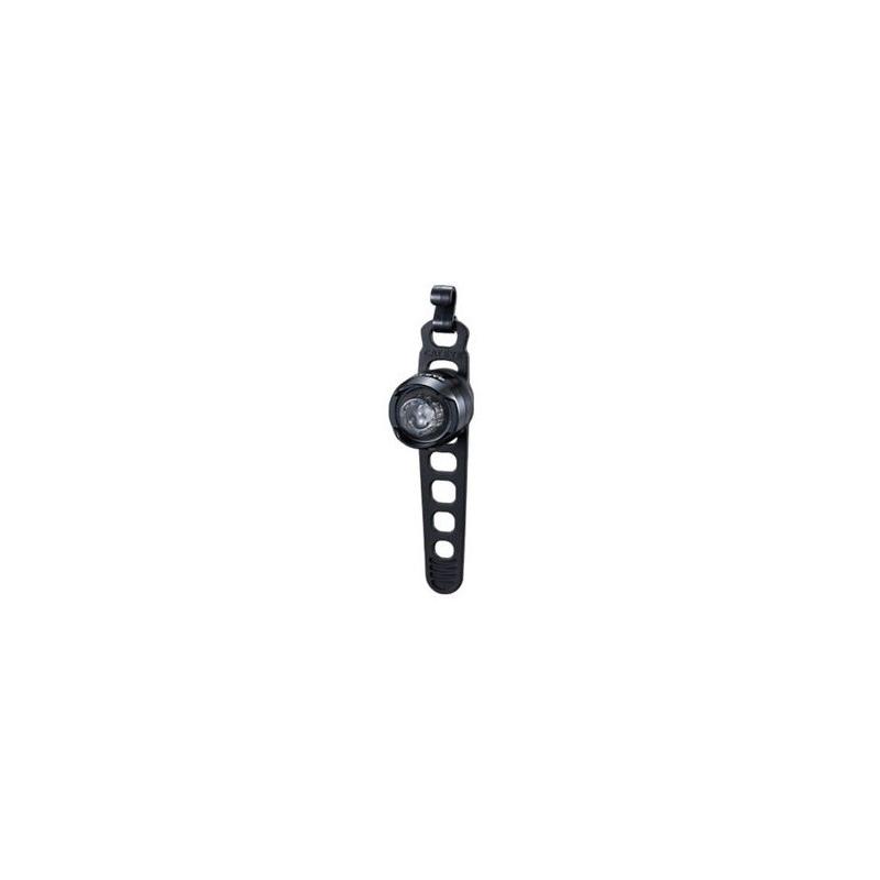 CatEye - Luz de seguridad delantera ORB para bicicleta, ideal para ciclismo en carretera y montaña, con batería CR2032 (2 unidades), hasta 100 horas en modo intermitente lento y rápido, diseño compacto y resistente