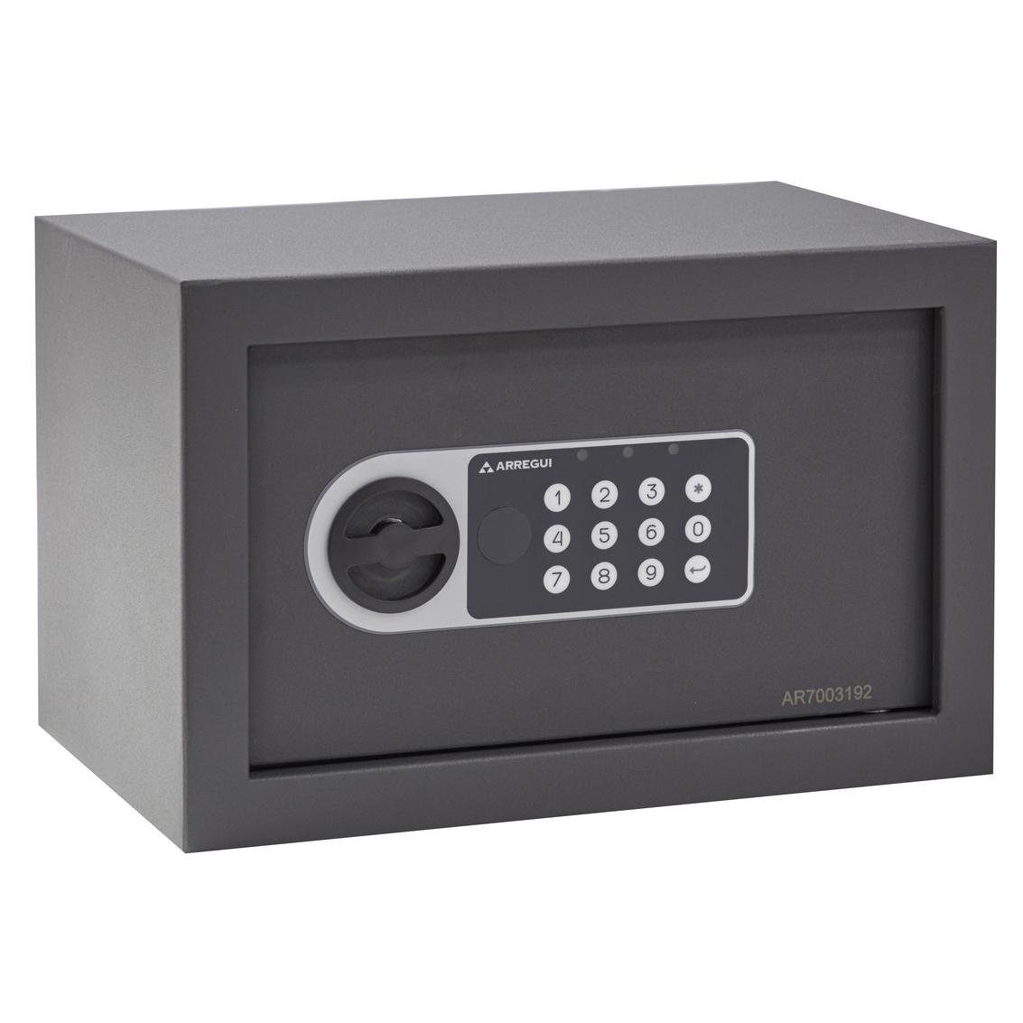ARREGUI Premier Caja Fuerte de Acero con Cerradura Electrónica, Caja de Seguridad para Casa y Hogar, Teclado con Código Programable, con Llave de Emergencia