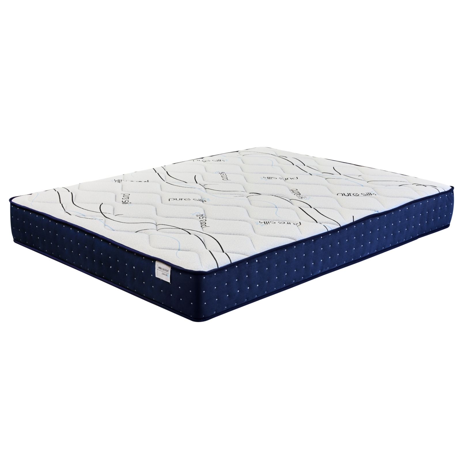 FACTORY COLCHON - Colchón Viscoelástico Viscolchón Pure Silk Tejido Pure Silk Núcleo HR - High Resilence Transpirable Hipoalergénico Altura 22cm Firmeza Media-Alta