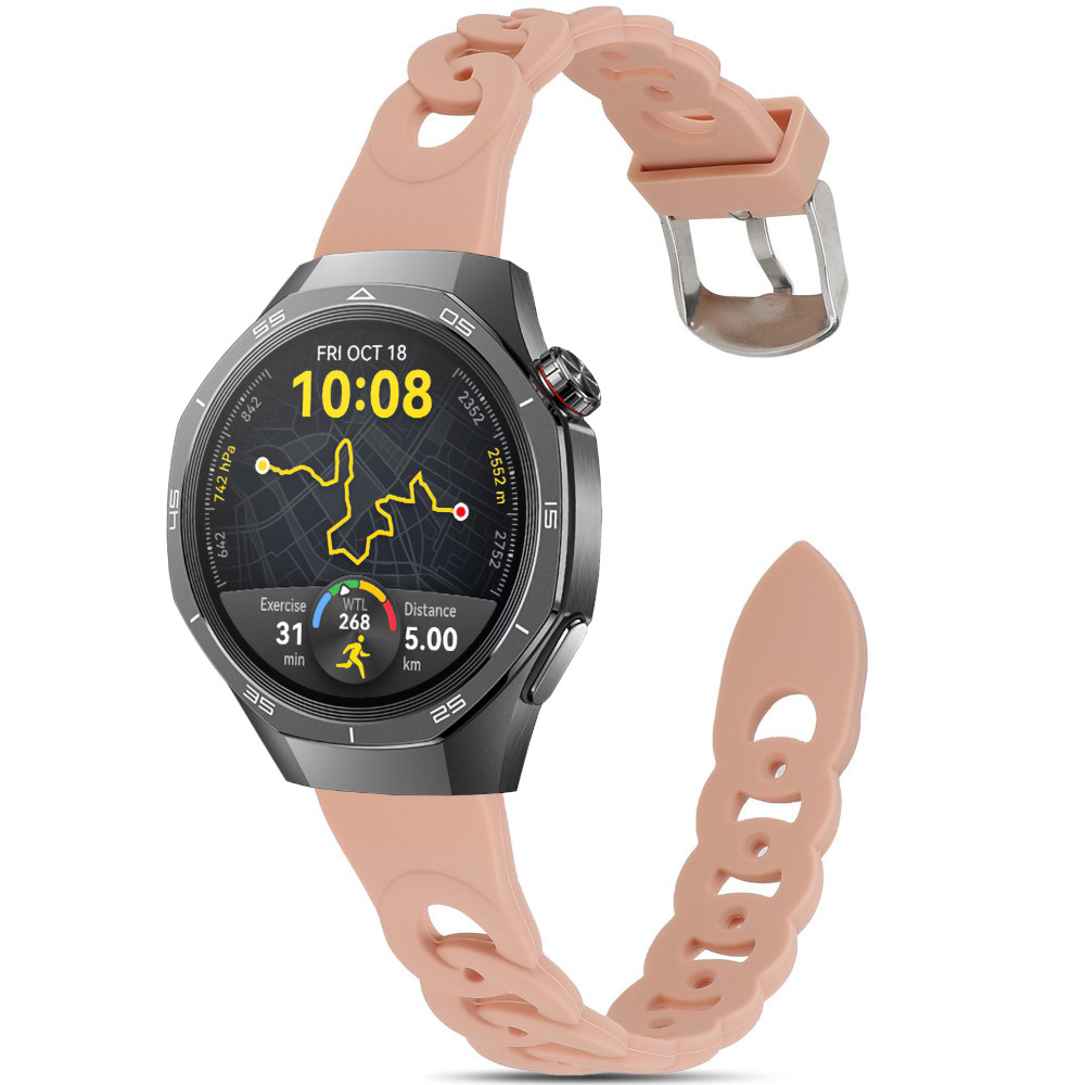 Correa de silicona para Huawei Watch GT 5 - 46mm / GT 5 - 46mm / GT 4 - 46mm / Amazfit GTR 4 / Bip 5 / Garmin Vivoactive 4, Diseño Cadenas Ancho 22mm