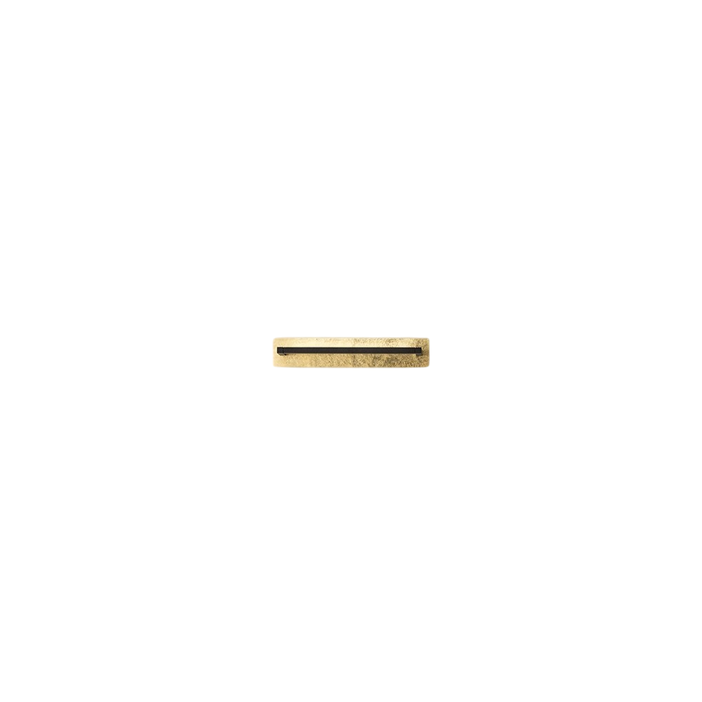 Foglia - Aplique LED de pared de 12 W, CCT 2700K-4000K, L.43 cm, orientable 340°, 960 lm, IP20 - Perenz - Hoja de oro