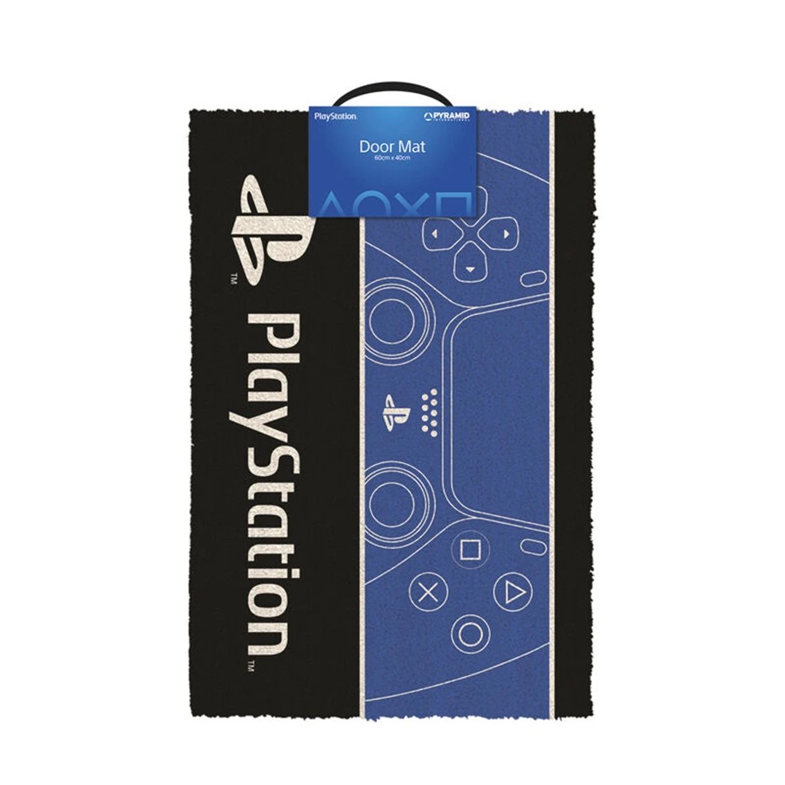 Pyramid - Felpudo gamer Pyramid PlayStation GP86237 de fibra de coco con diseño X-Ray para entrada o escritorio, antideslizante y resistente