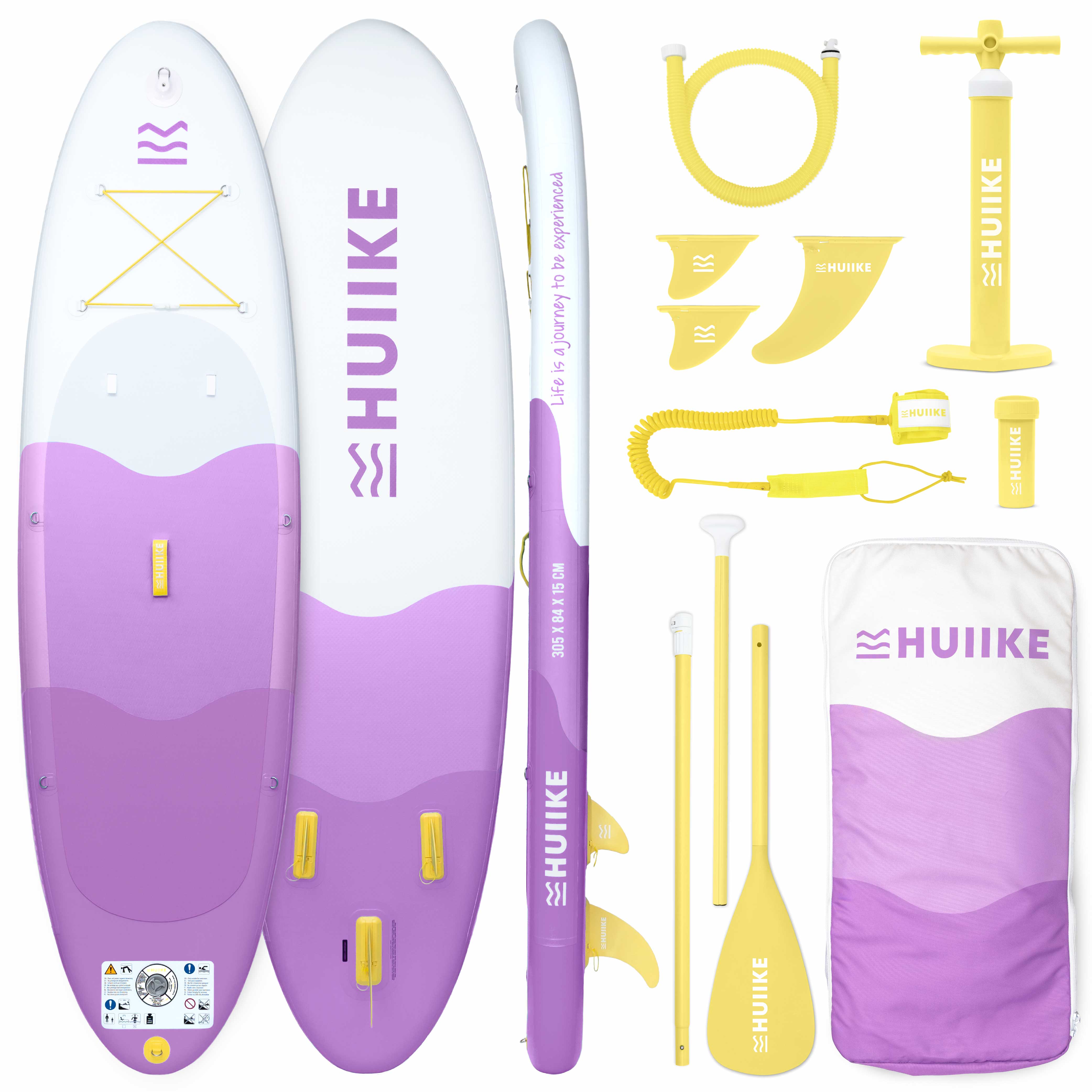 Tabla Paddle Surf Hinchable con Accesorios Premium - HUIIKE | Tabla Padel Surf Hinchable con Remo de Aluminio Inflador Leash | PadelSurf Stand Up Paddle Board Gran Estabilidad Resistencia | SUP Board