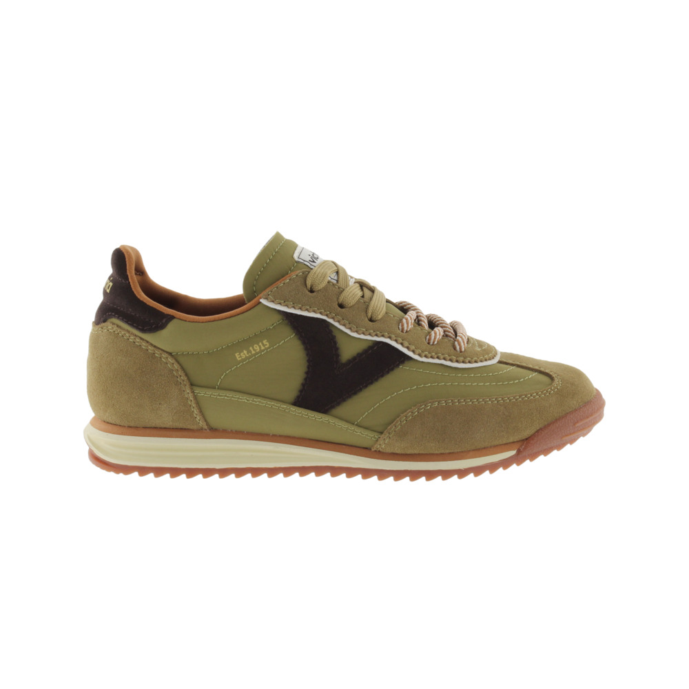 Victoria Saturno Zapatillas de nylon con piezas de color y serraje y suela en sierra 1158113