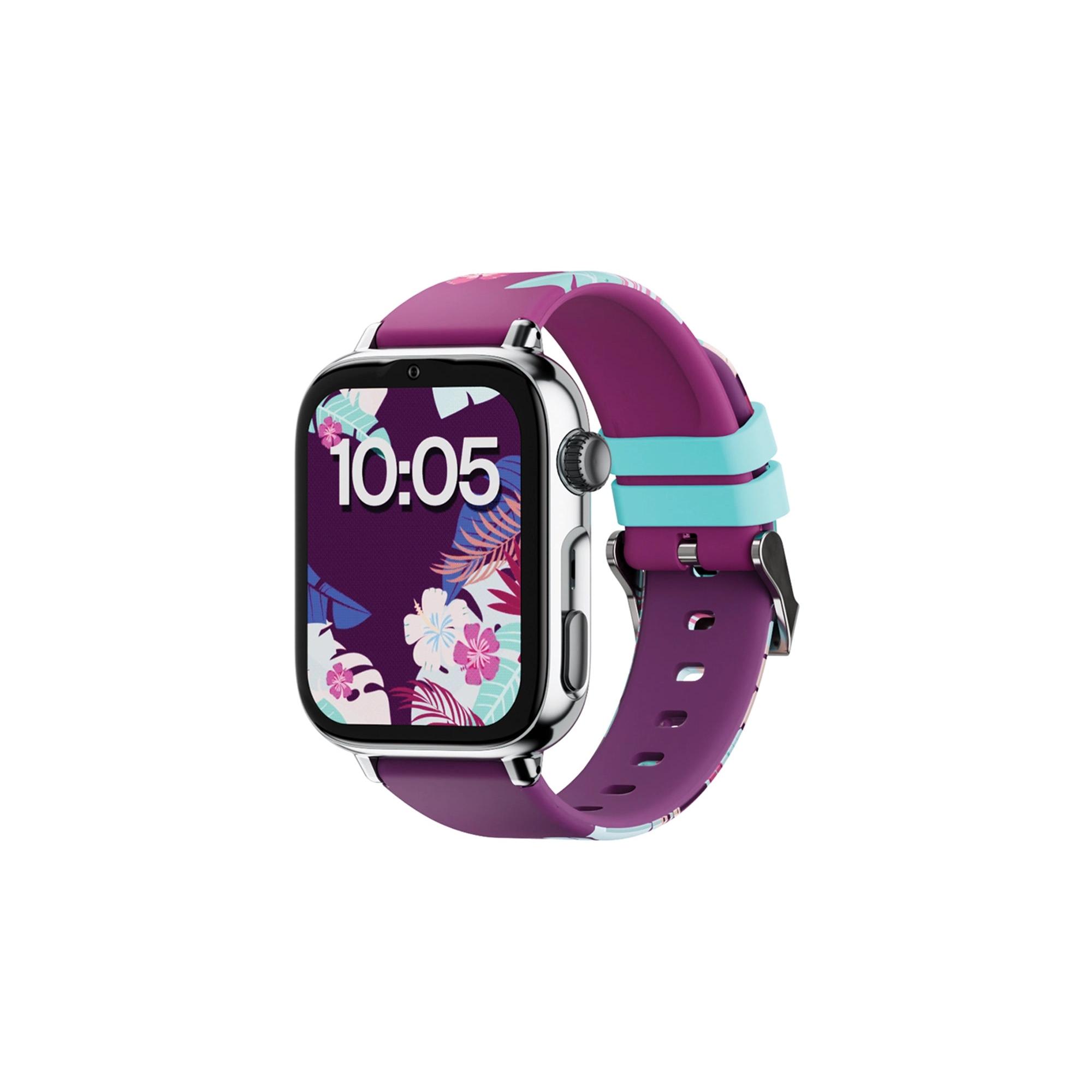 SaveFamily SaveWatch Plus 2 Reloj Inteligente Niño con Localizador GPS, Inteligencia Artificial, IA, Llamada, Vídeo, Whatsapp, Spotify, App Store Carcasa Plata y Correa Silicona Color Maui SmartWatch Save Watch NO INCLUYE SIM