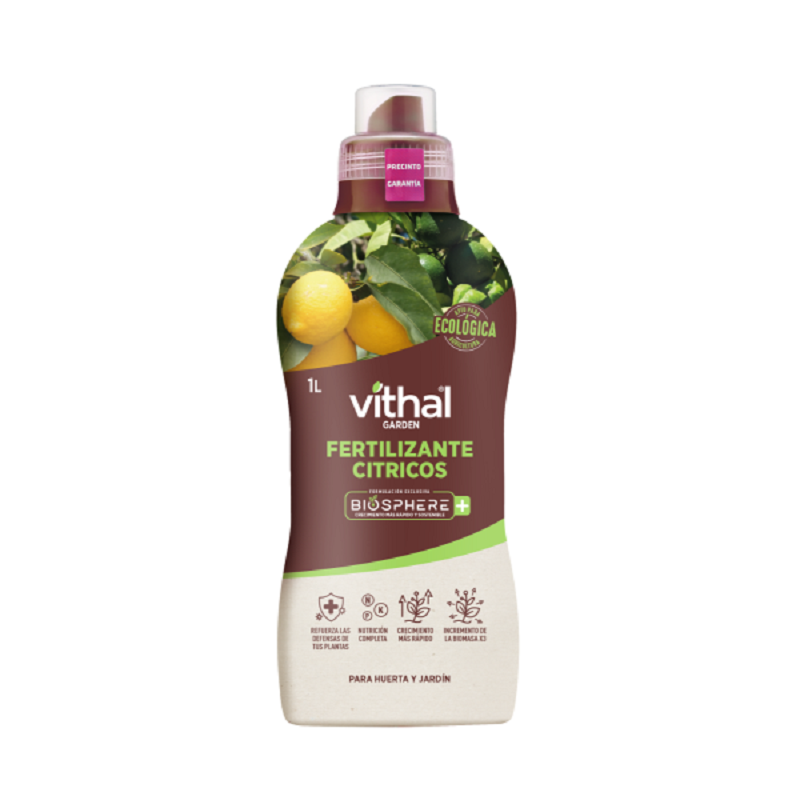VITHAL GARDEN FERTILIZANTE CITRICOS BIOSPHERE PLUS 1 lt