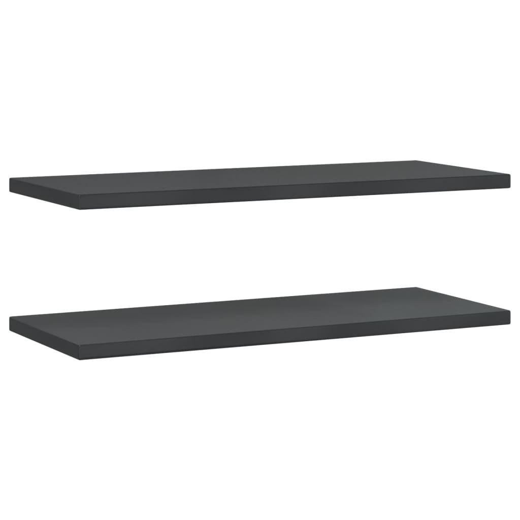 Vidaxl Estantería de Pared 2uds Acero Inoxidable Plateado 100x40x3cm