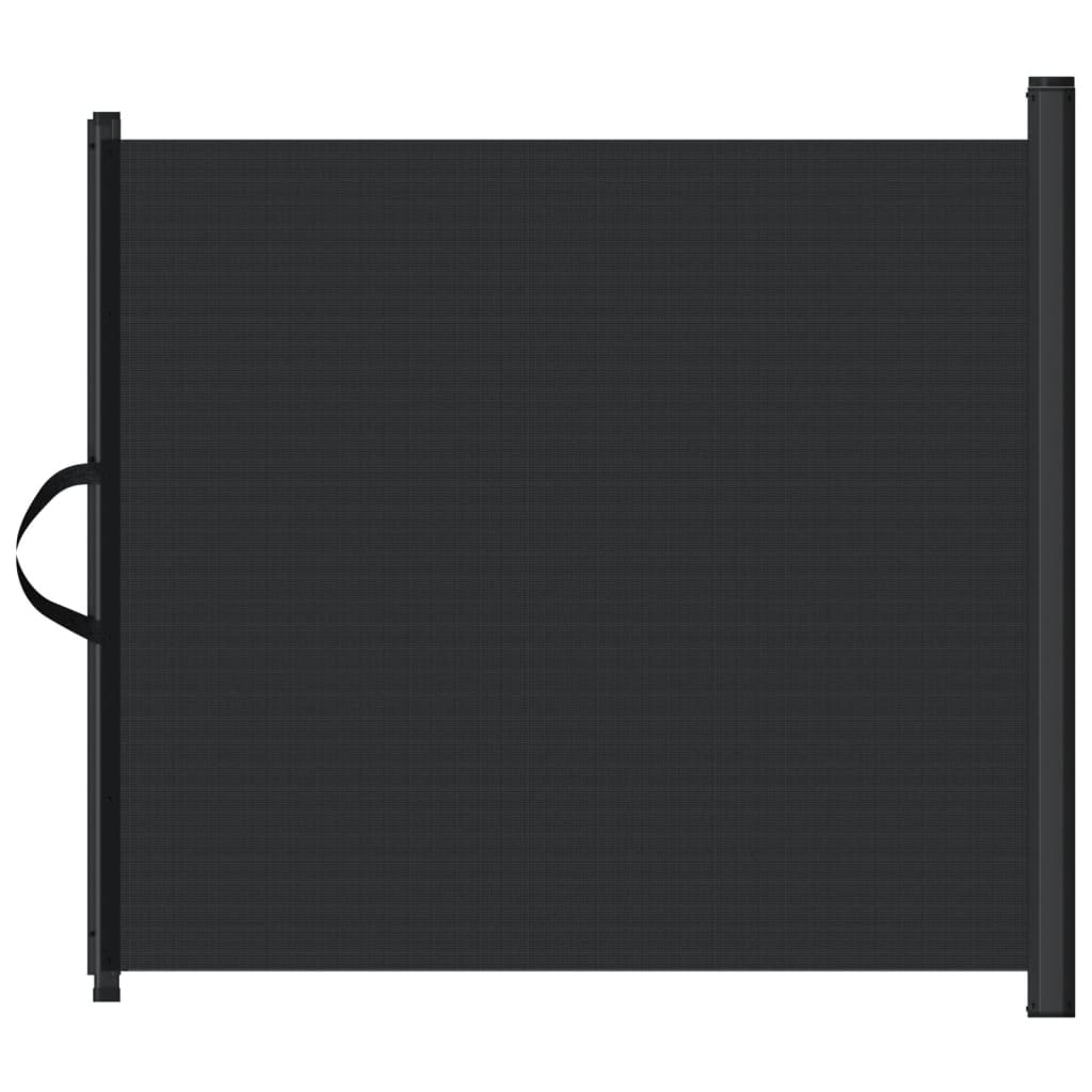 vidaXL Puerta retráctil para mascotas negra 102,5x125 cm