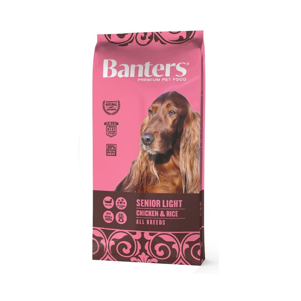 Pienso Banters Senior Light para Perros | Adultos a Partir de los 7 Años | Sobrepeso