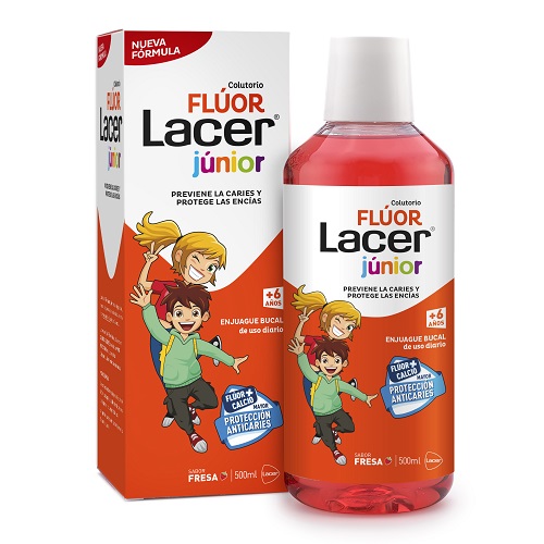 Lacer Colutorio Fluor Diario 0,05% Fresa 500ml