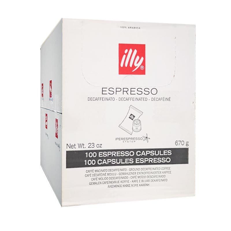 Illy - 100 cápsulas Espresso Descafeinado Iperespresso Illy 8003753155593