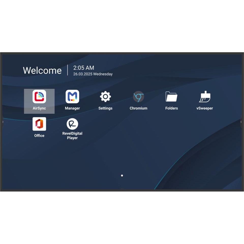 Viewsonic CDE5531-1C pantalla de señalización Pantalla plana para señalización digital 139,7 cm (55") LCD Wifi 500 cd / m² 4K Ultra HD Negro Procesador incorporado Android 14 24/7