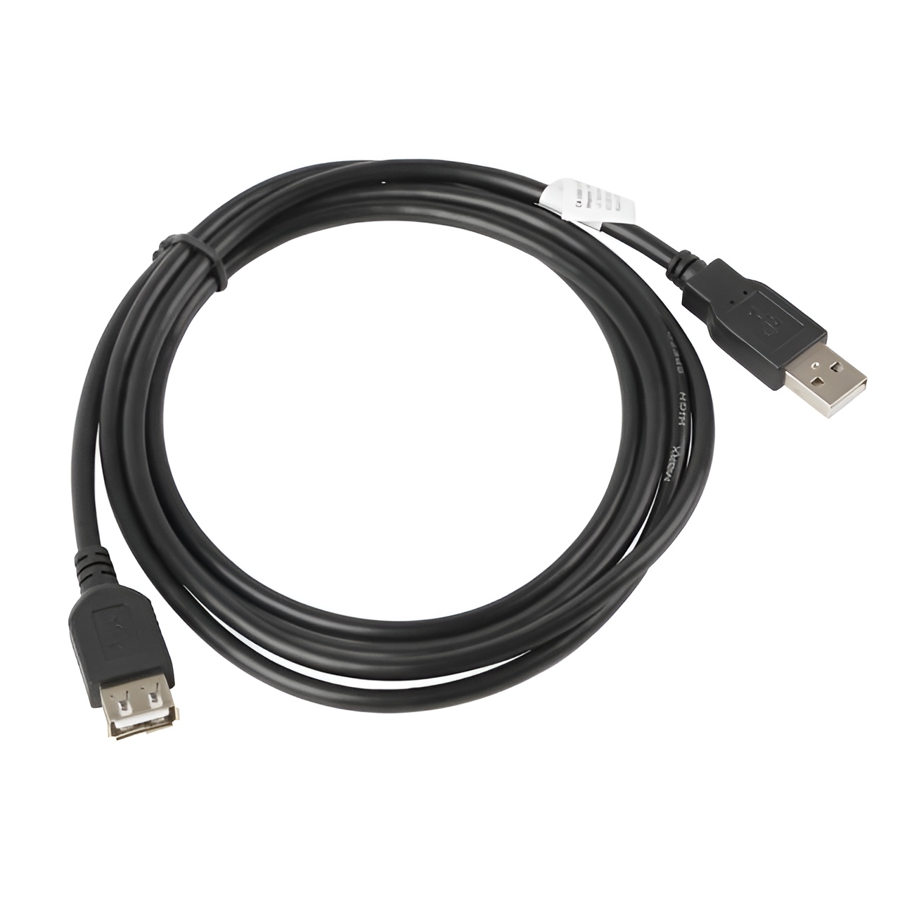 LANBERG Cable ALARGADOR USB CA-USBE-10CC-0018-BK Conectores A-Macho A-Hembra Negro 1.8 Metros