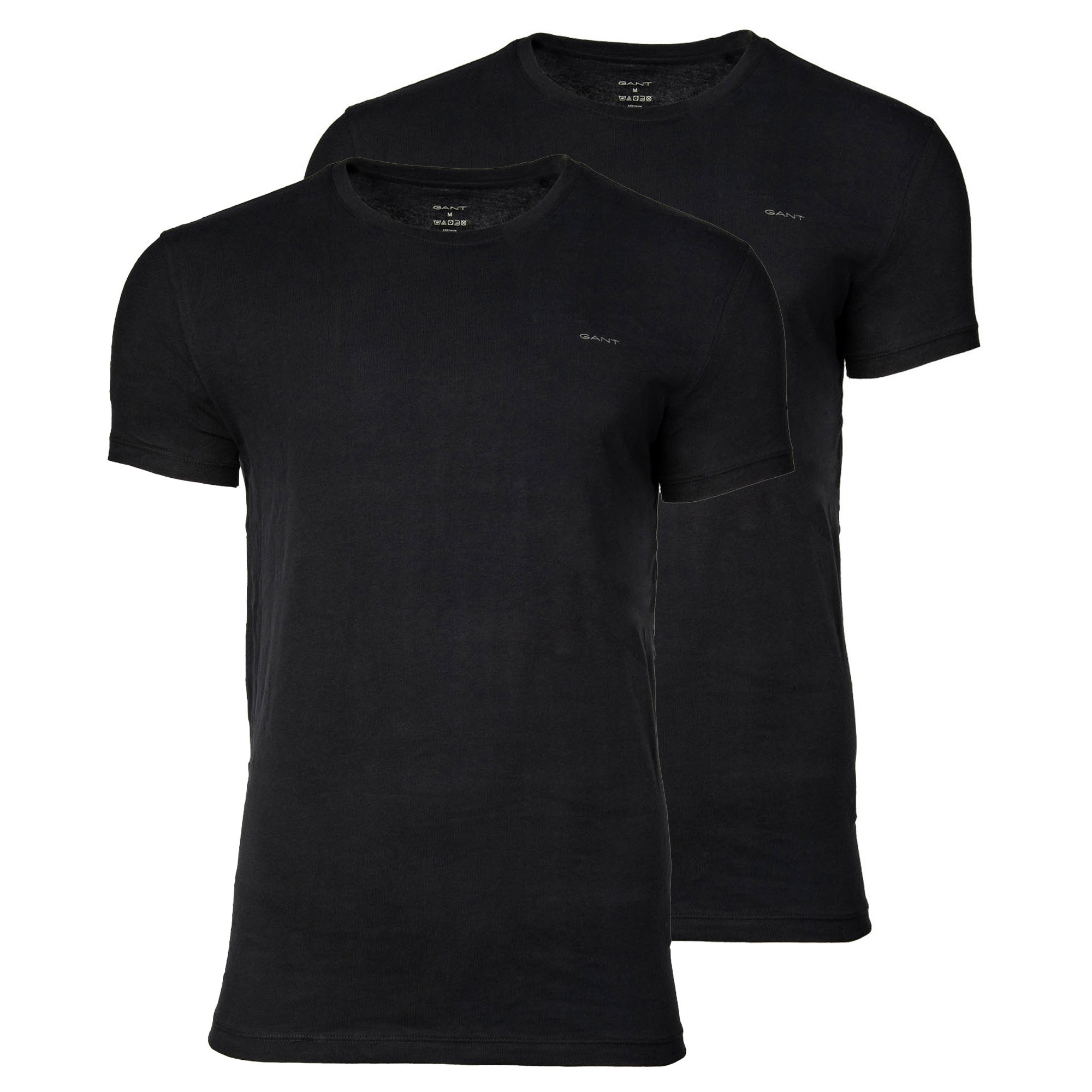 GANT Camiseta hombre, 2-pack - C-NECK T-SHIRT 2-PACK, cuello redondo, manga corta, algodón C-NECK T-SHIRT 2-PACK