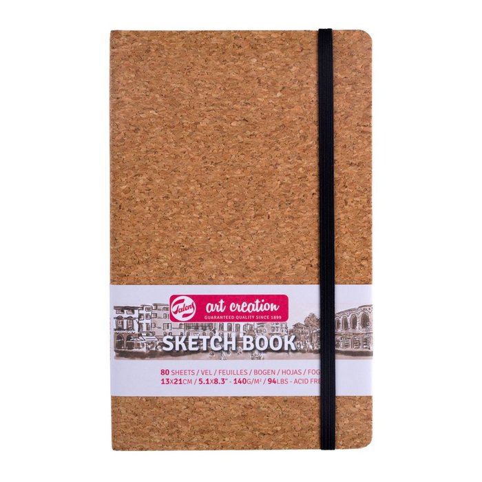 TALENS CUADERNO BOCETOS 13X21CM 140G 80 HOJAS CORCHO BLOC TAC 13x21x2 Cms.