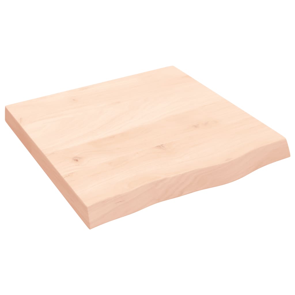 Vidaxl Estante de Pared Madera Maciza Roble Sin Tratar 60x60x(2-6) Cm Natural