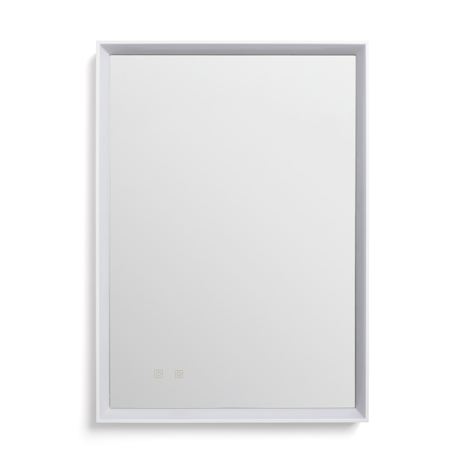 Ledkia Espejo Baño con Luz LED y Antivaho 80x60 cm Maia Seleccionable (Cálido-Neutro-Frío)