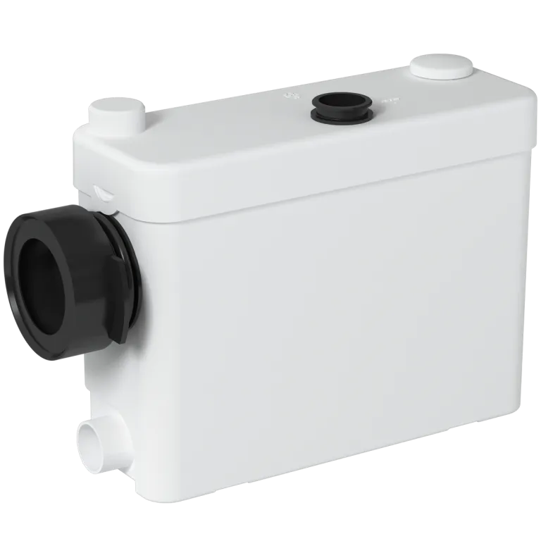 Triturador sanitario SFA SANIPACK – Solución discreta para baños completos con inodoro suspendido