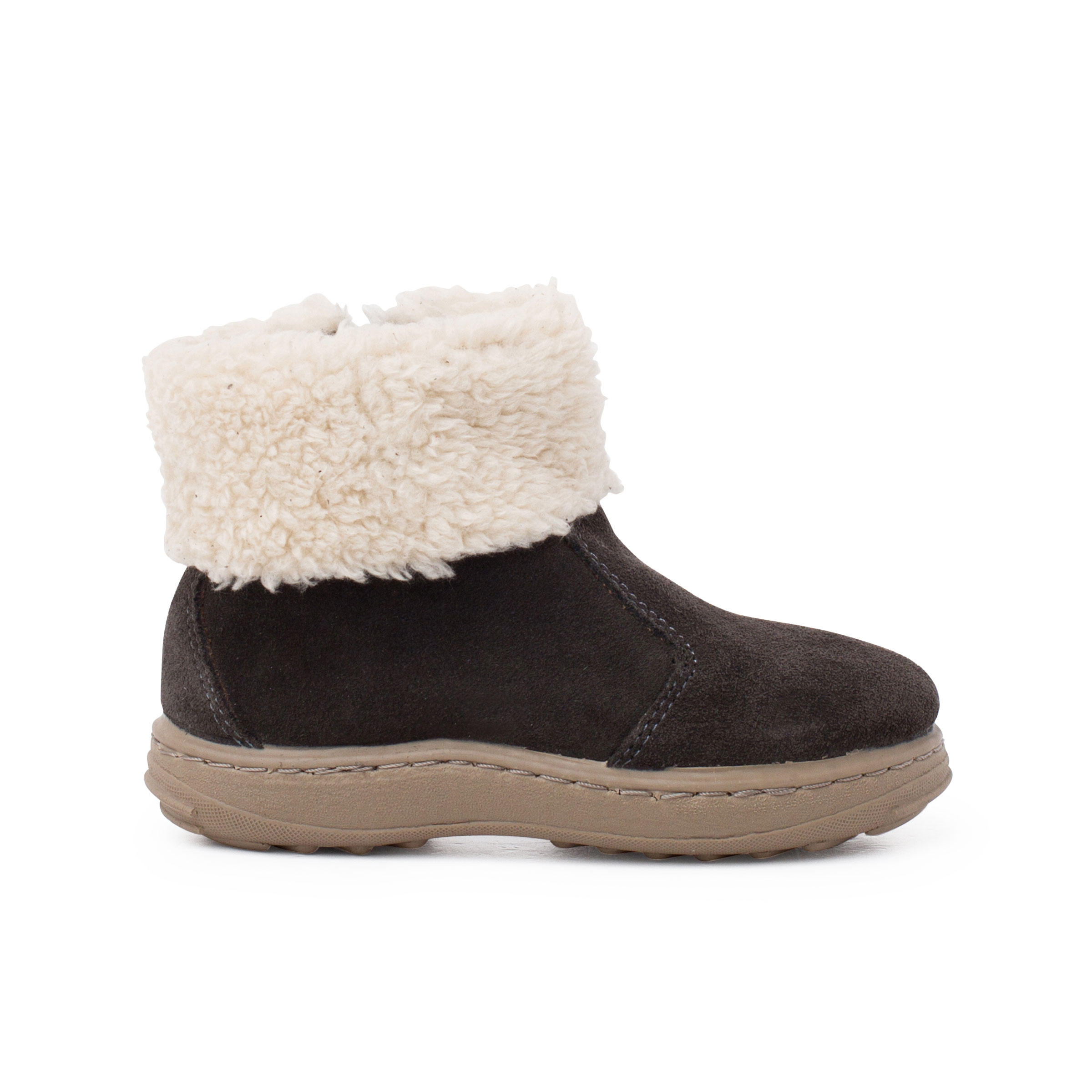 Pisamonas botas suela sport cremallera y borrego