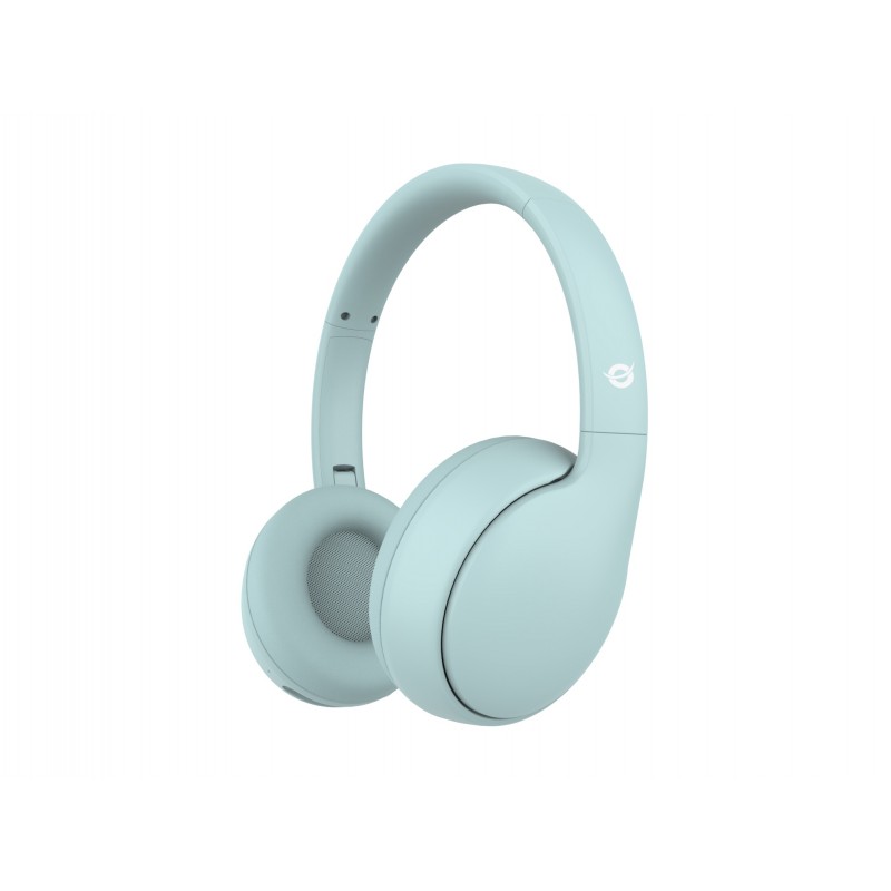 Conceptronic - PARRIS04B auricular y casco Auriculares Inalámbrico y alámbrico Diadema Llamadas/Música Bluetooth Azul claro PARRIS04B