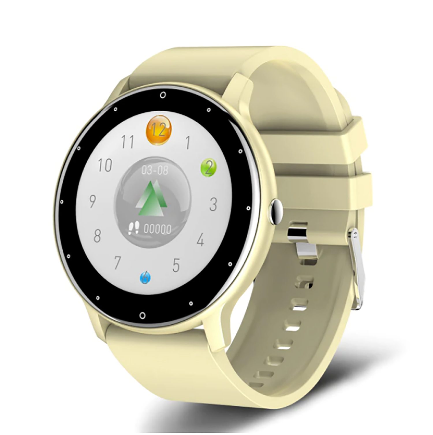 Smartwatch Android con Pantalla Ajustable - Control de Música, Frecuencia Cardíaca, Podómetro