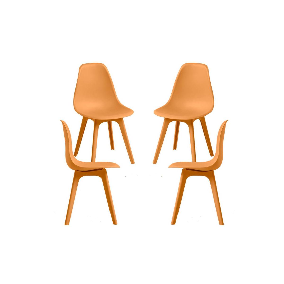 Regalos Miguel - Packs Sillas Comedor - Pack 4 Sillas Kelen Suprym - Mostaza