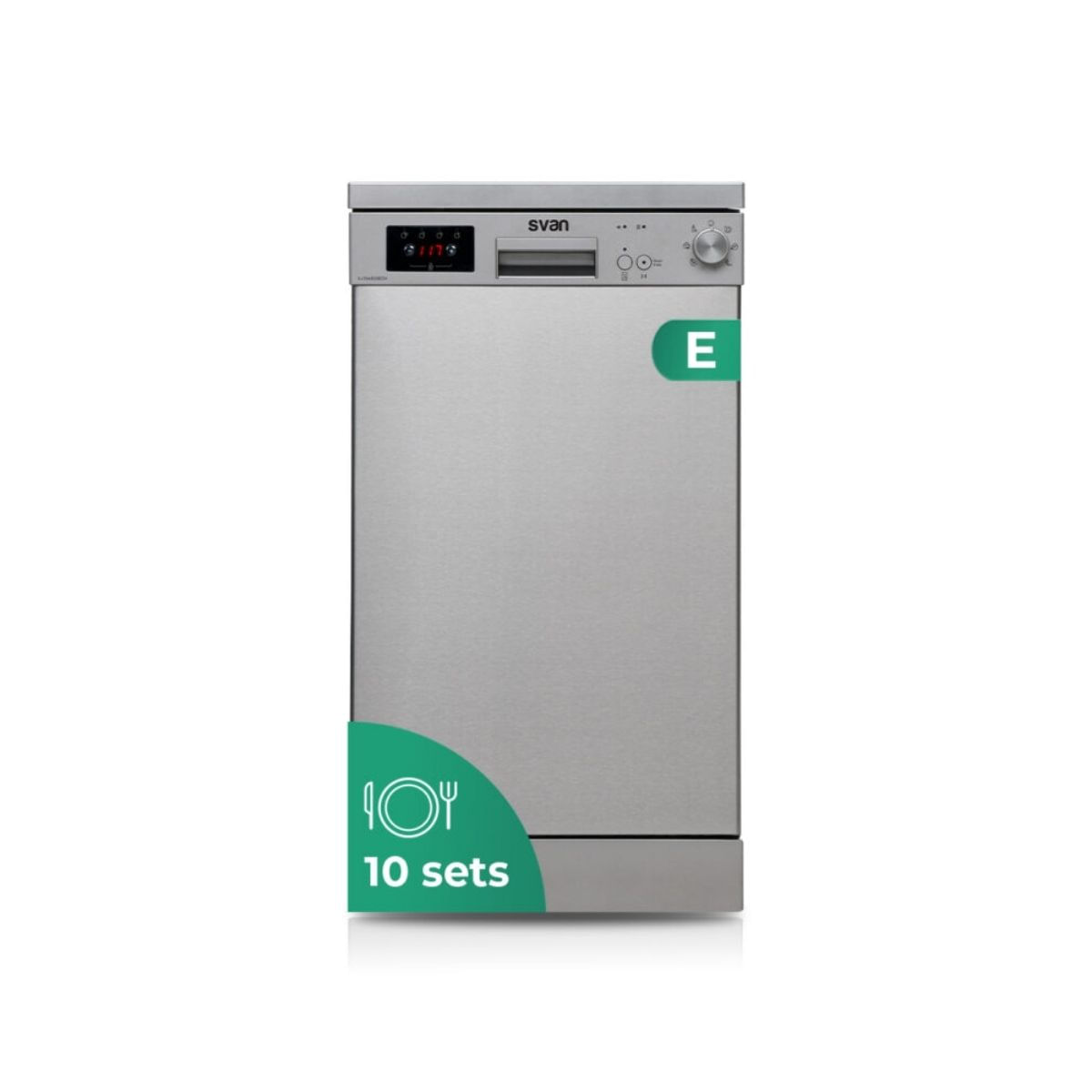 Lavavajillas Svan SJ104501ED/X 10 servicios 6 programas E 44,8 cm