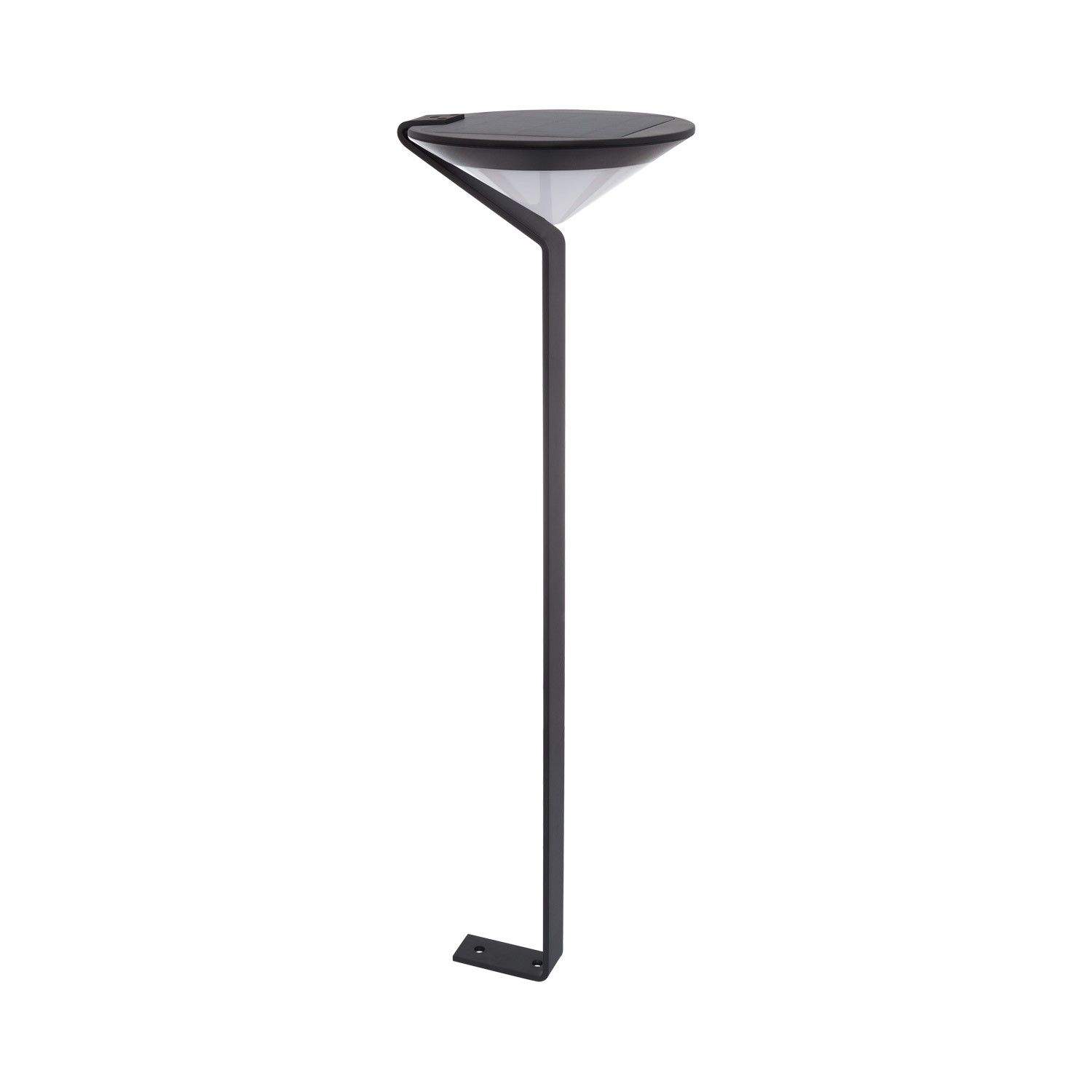 Ledkia Baliza Solar Exterior LED Superficie Pie 80cm con Detector de Movimiento Yuma Big