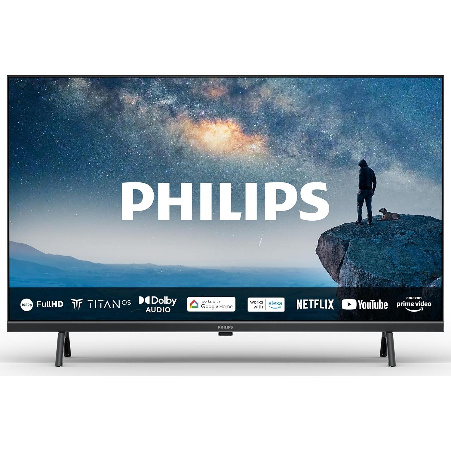 Philips 32PHS6009 32" 80cm HD LED TV Dolby Audio Titan OS [Clase de eficiencia energética D]