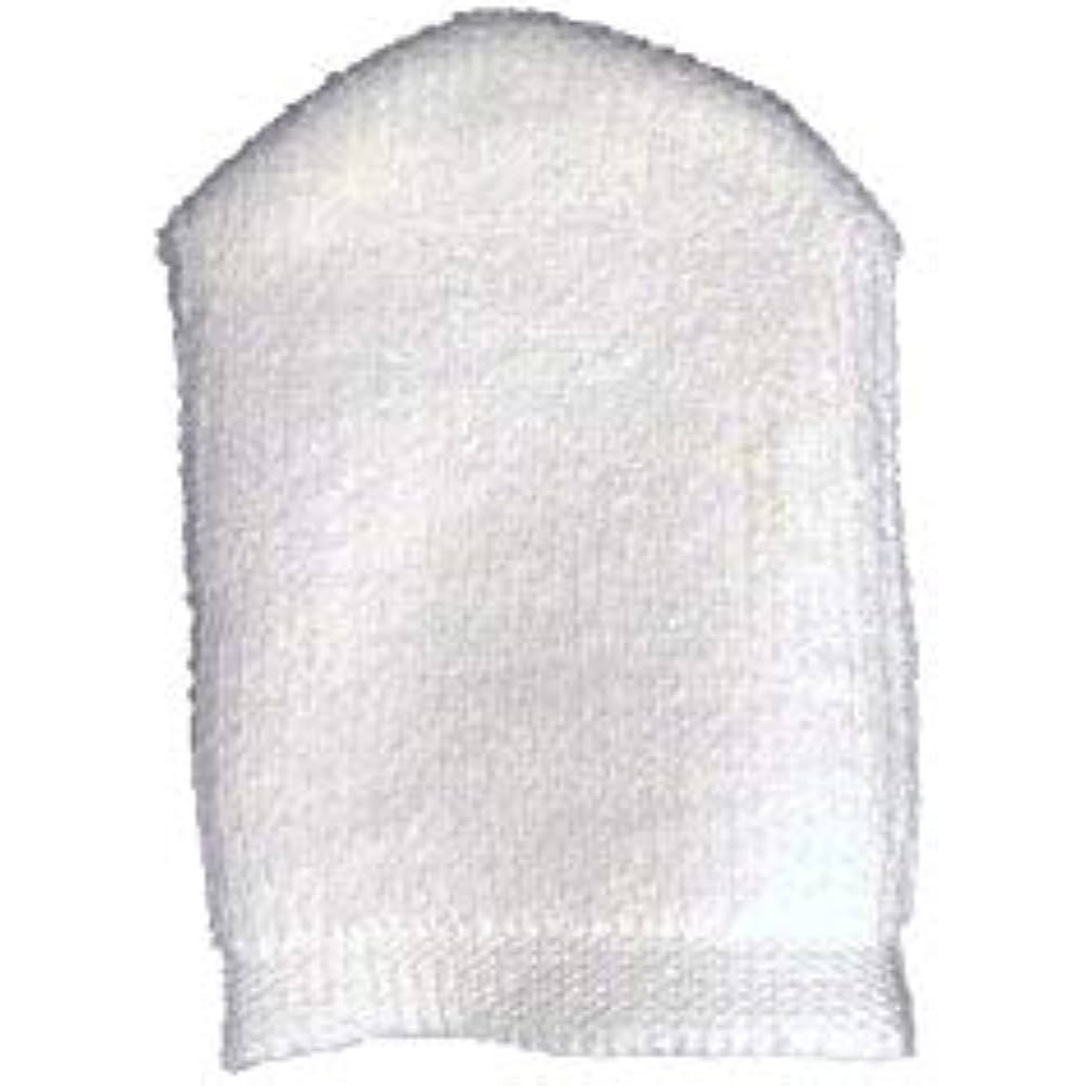 Irisana - Guante Desmaquillante - Blanco - Microfibra - Limpiador Facial - Elimina las Células Muertas - Ideal para el Cuidado de la Piel - Reutilizable