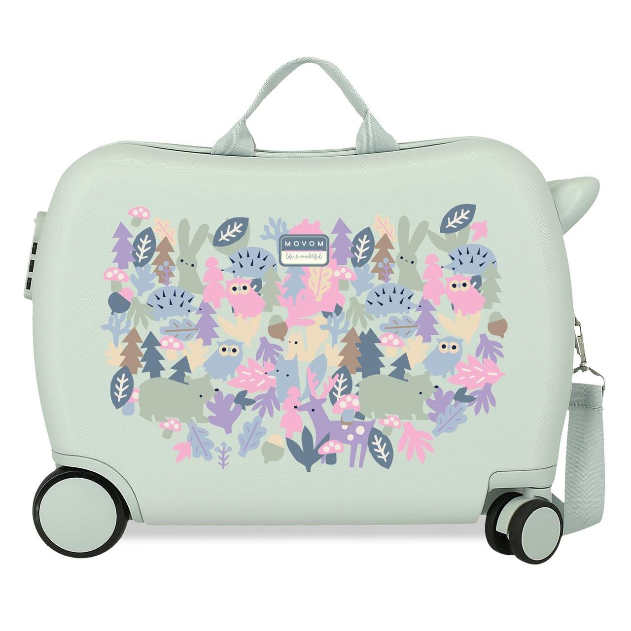 Maleta Infantil Movom Forest menta 38x50x20cm