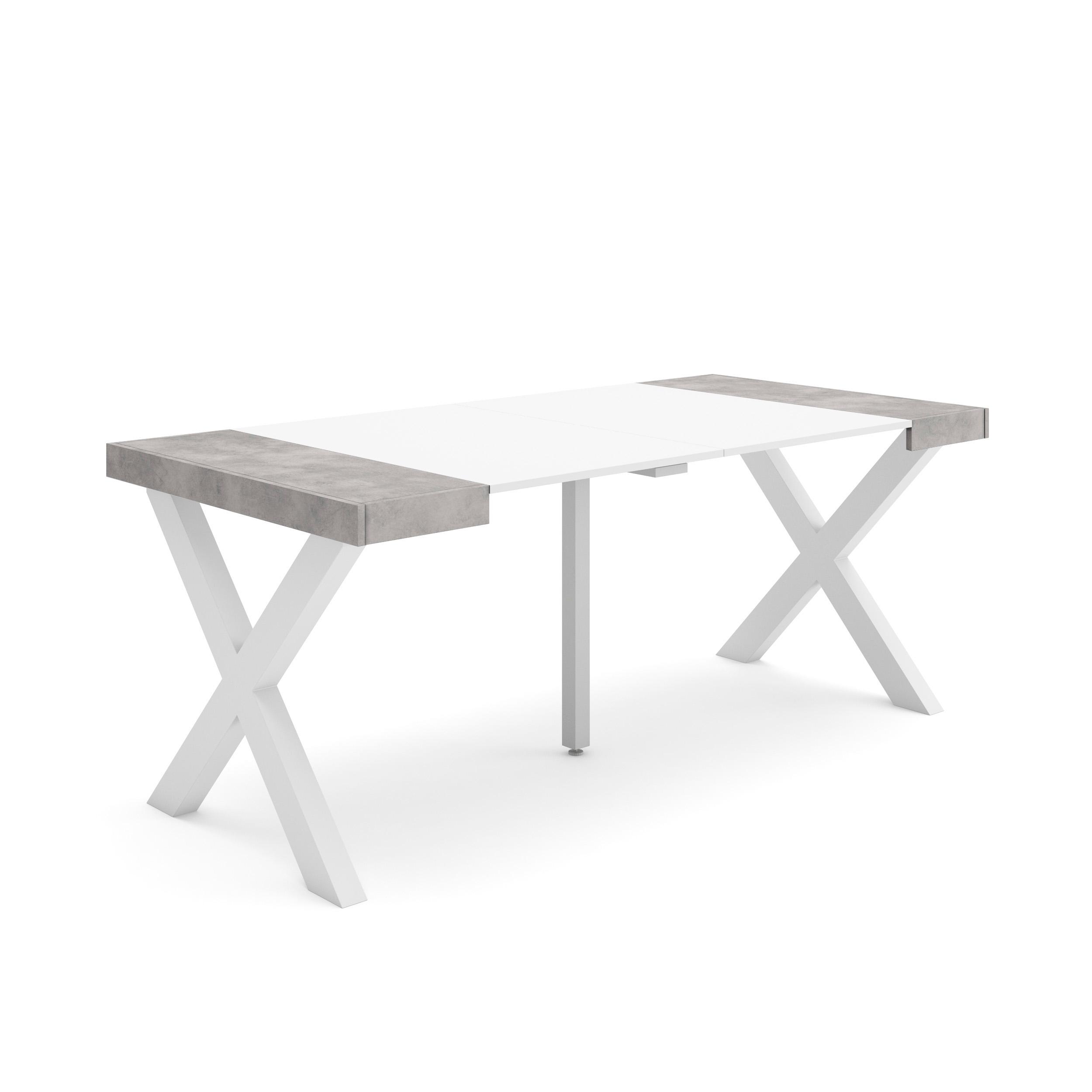 Skraut Home, Mesa Consola Extensible, Mesa Auxiliar, Tapa, 58/180x90x73cm, Práctica y Versátil, Varios colores disponibles