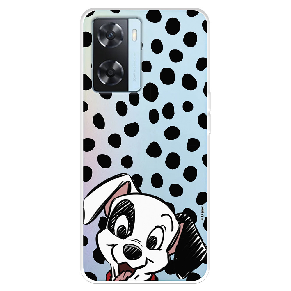 Funda Para Oppo A17 Oficial De Disney Cachorro Manchas - 101