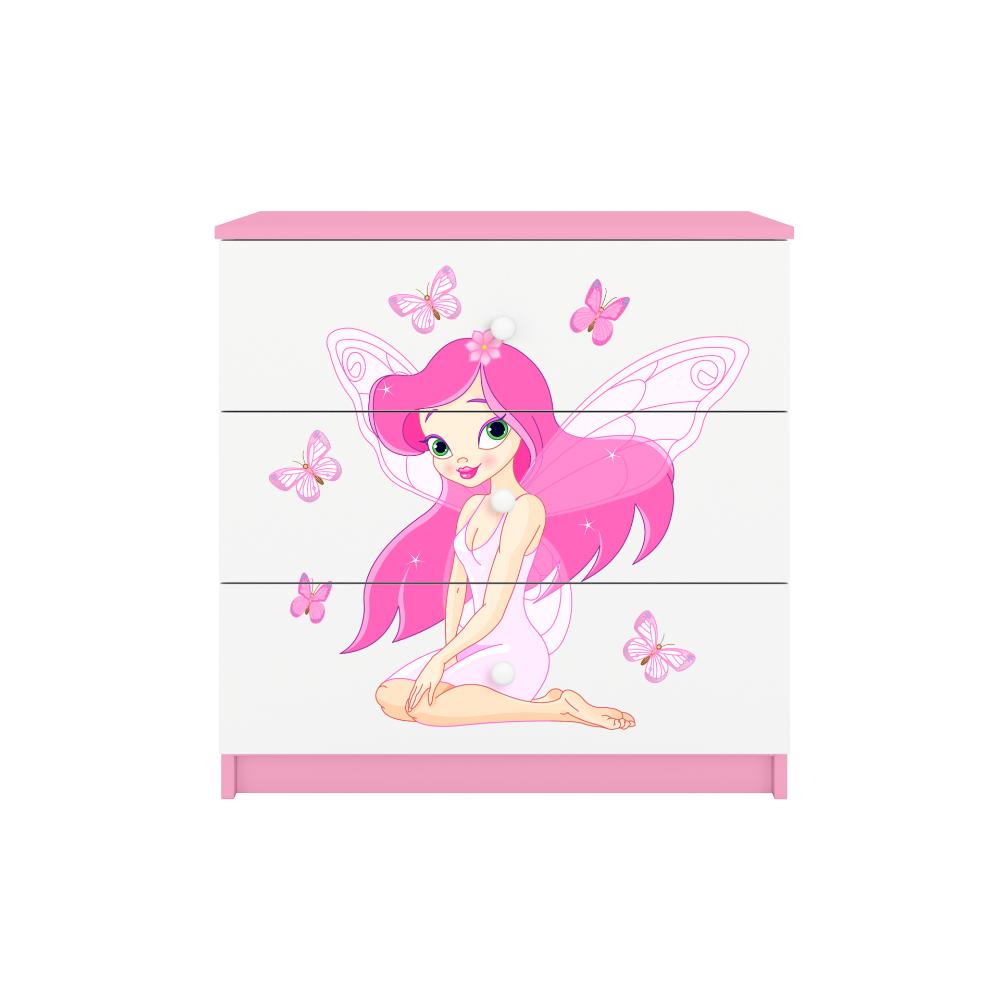 Cómoda Kocot Kids BabyDreams Fairy Borboletas Pink