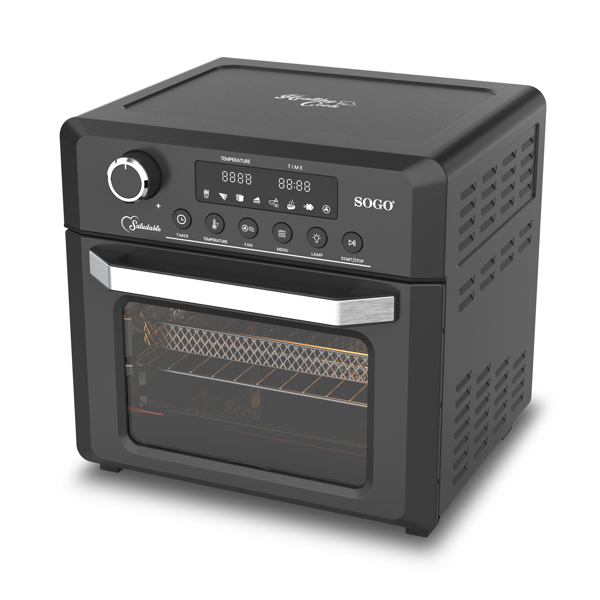 Freidora Sogo sin Aceite Con Horno - 18L - 1500W