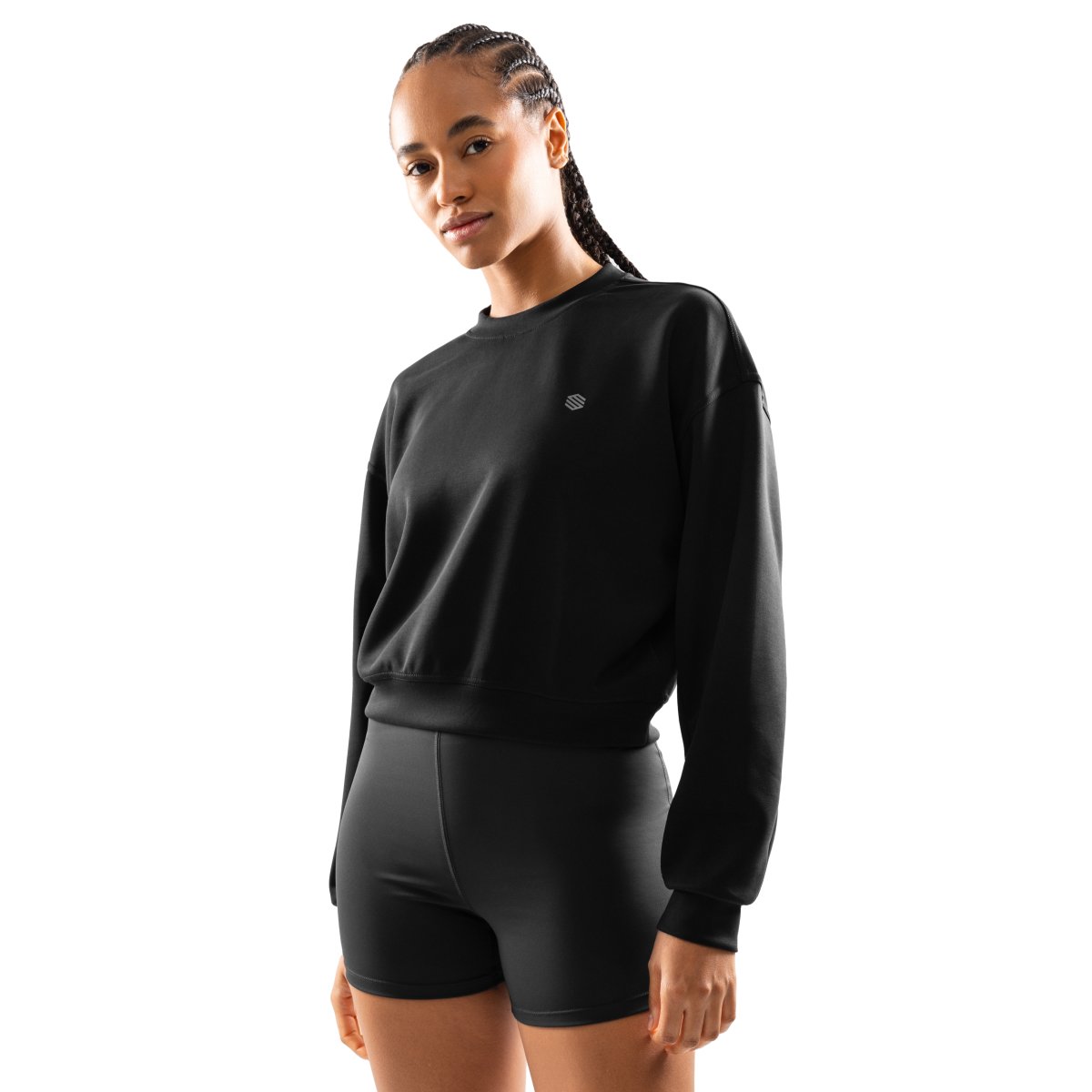 SIROKO - Sudadera Crop Entreamiento Gym & Trainning Mujer_