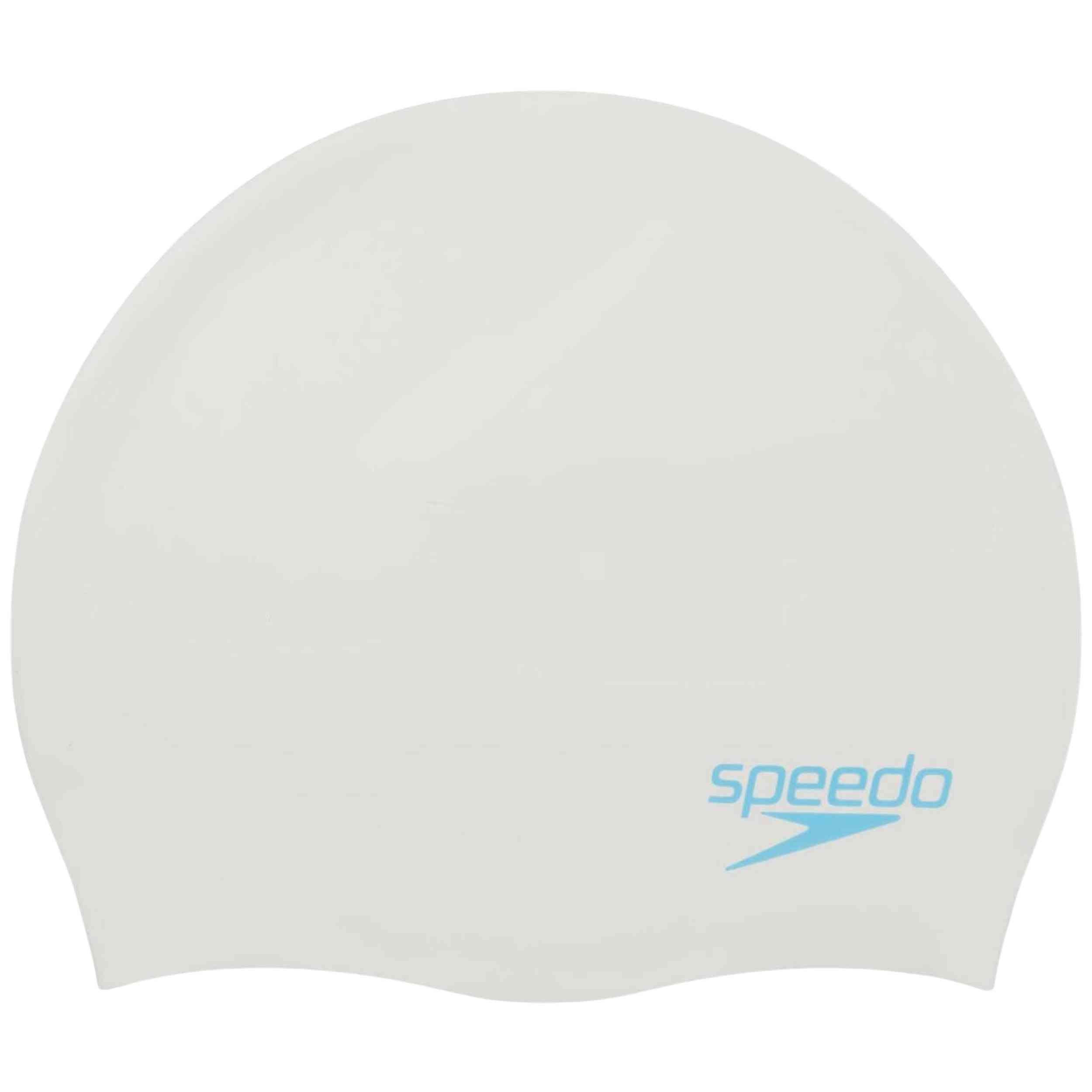 Gorro Speedo modelo Junior Silicone Cap en color Blanco