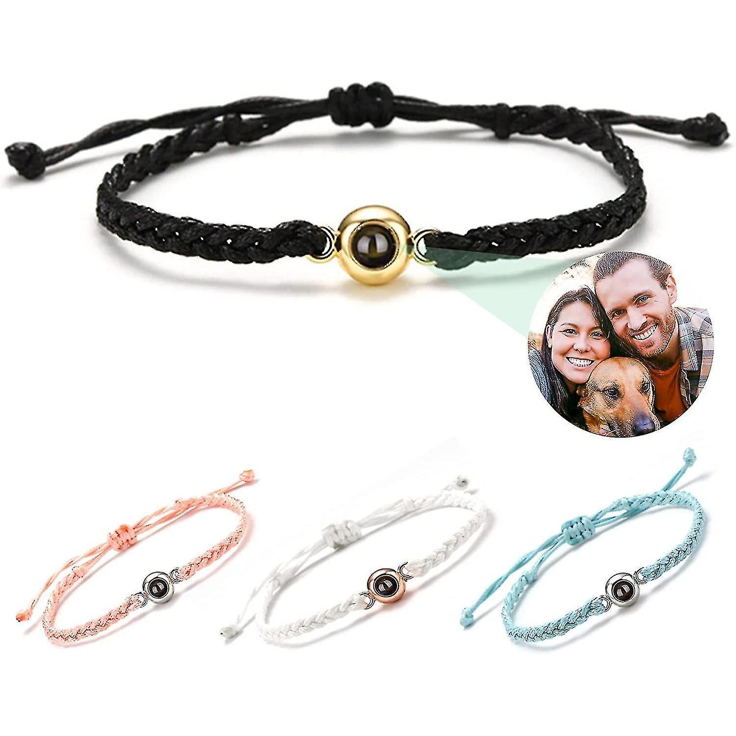 3pcs Evil Eye Beaded Charm Bracelets For Women Men 8mm Natural