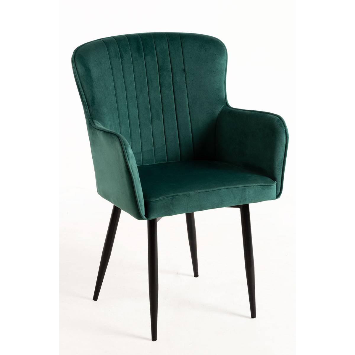 Regalos Miguel - Sillas Comedor - Silla Dalye Terciopelo - Verde