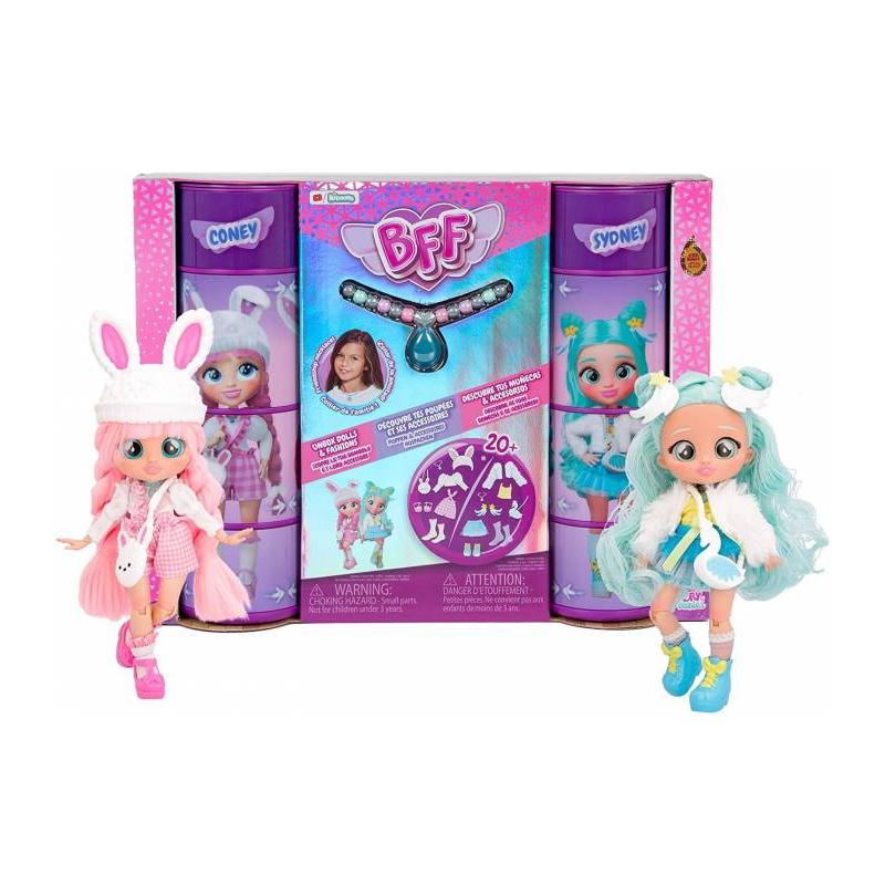 Cimco Muñeca Llorona BFF Coney & Sydney - 8 Personajes para Coleccionar