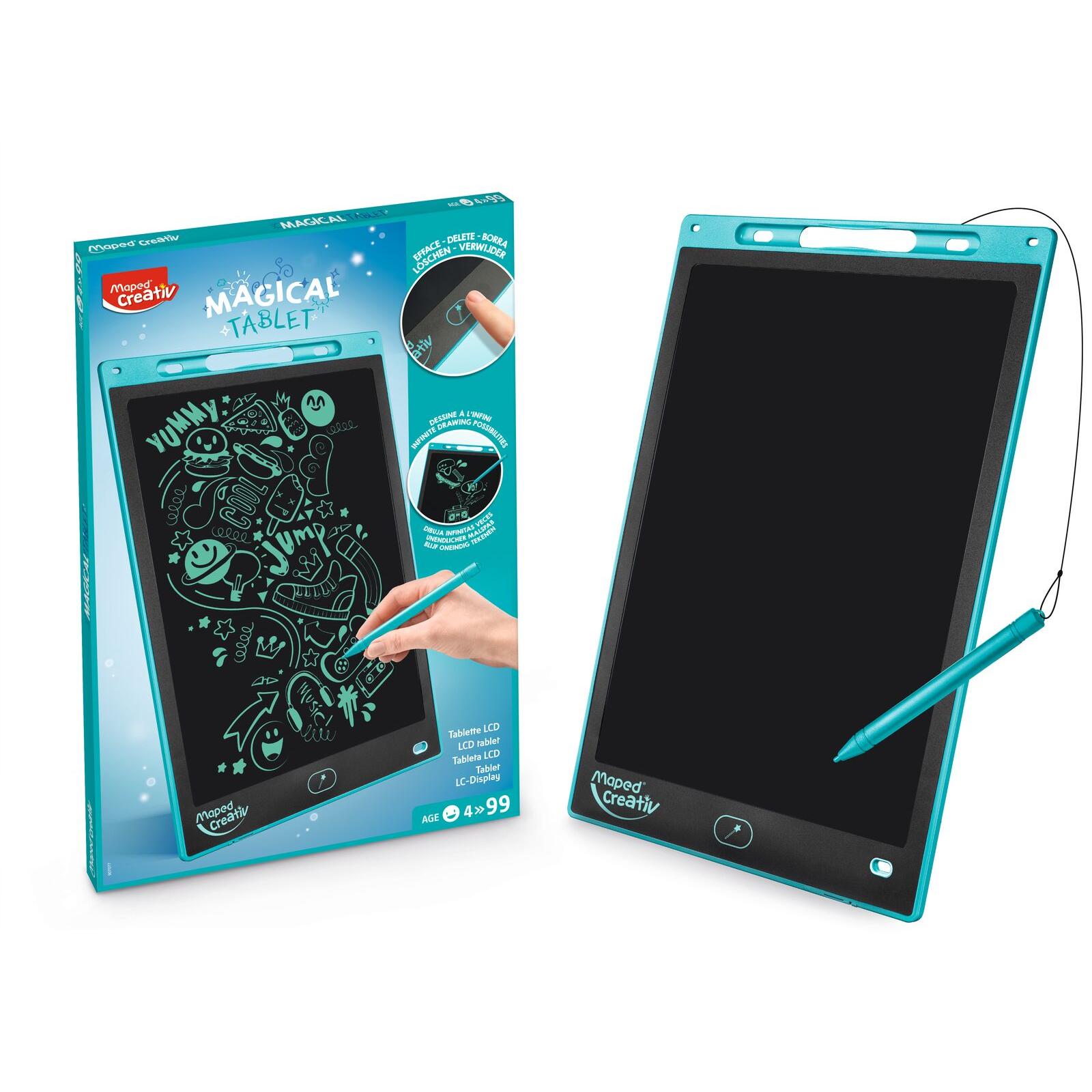 Pizarra Mágica Maxi Maped - Tableta LCD 12'' - Pizarra Digital para Niños - Creatividad sin Límites - Maped.