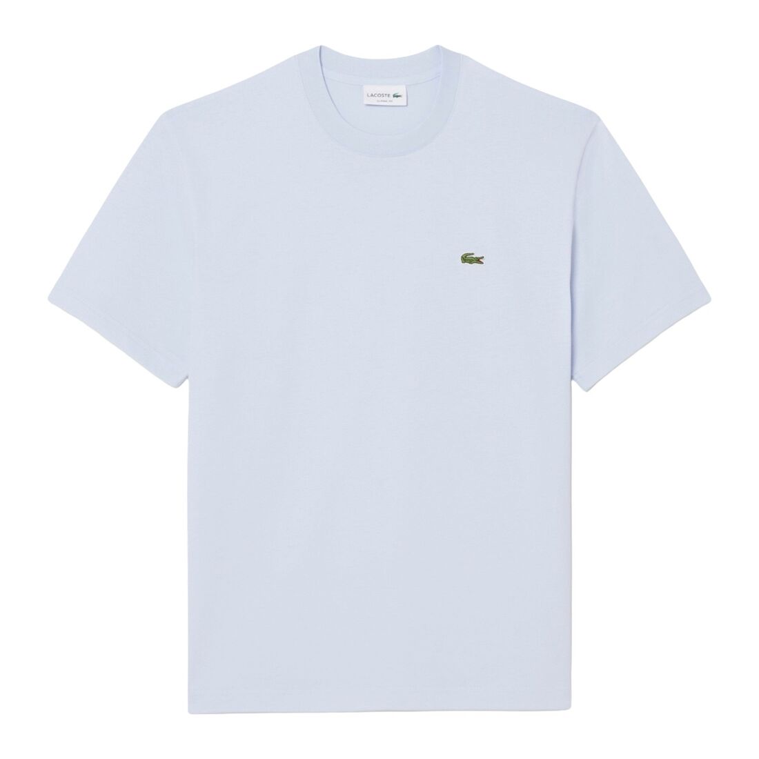 Camiseta Azul Lacoste de Corte Clásico Phoenix de Punto de Algodón