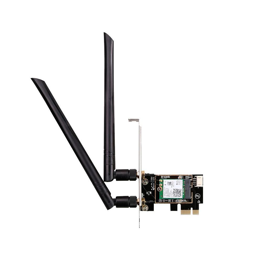 D-Link - Adaptador USB Wi-Fi AC 1300 DWA-182 para ordenadores de sobremesa y portátiles, compatible con bandas dual 2.4 GHz y 5 GHz, tecnología AC Wave 2, velocidad hasta 1300 Mbps, diseño compacto y botón WPS para configuración rápida