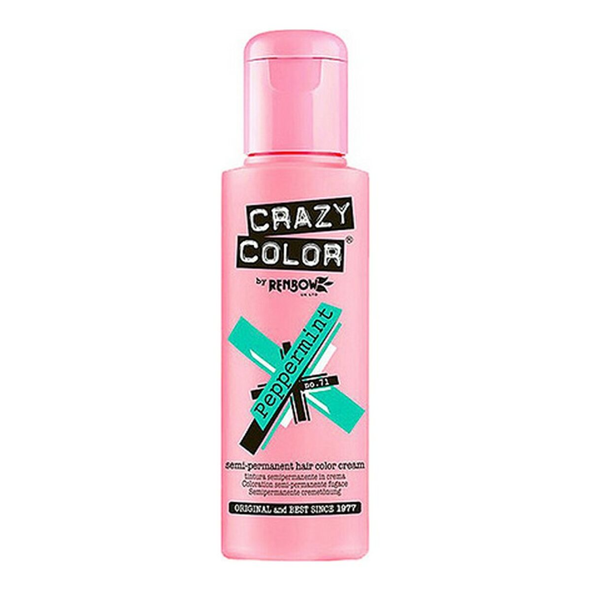 Crazy Color - Crazy Color | Tinte Semipermanente Peppermint Crazy Color Nº 71 (100 ml) | Maquillajes | BB